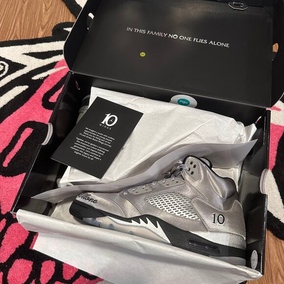 Jordan 5 Retro Wings (2025) - Women’s Size 12 - Rare - Brand New - Picture 10 of 11